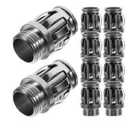 10 Pièces Douille D'ampoule G4 à Embase M10, Fer et Cuivre | Installation Facile, Filetage Sûr, Compatibilité, Diamètre Extérieur 10mm, Diamètre Intérieur 7,5mm