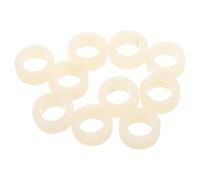 10 Pièces Douille de Charnière de Porte en Plastique Beige | Friction, Installation Facile, Ajustement Sécurisé, Évite le Mauvais Alignement, Usage en Supermarchés et Commerces