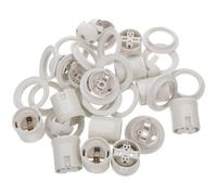 10 Pièces Douille de Lampe E27 à Vis Complète, Grand Modèle | Remplacement Diy, Base Sécurisée, Changement D’ampoule Facile, Usage Polyvalent à Maison Bureau