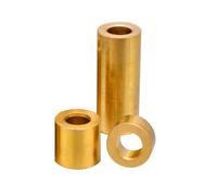 10 pièces Douille en laiton M3/M4/M5/M6/M7/M8, entretoise ronde creuse sans filetage, longueur 2-20mm, M5x9x15mm(10pcs)