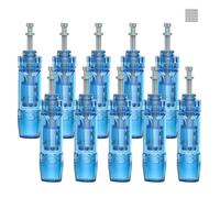 10 Pièces Dr. Pen Cartouches Nano-S - Cartouche d'Aiguille de Rechange Originale pour Stylo de Microneedling - Pour Dr. Pen Ultima A8S M8S A9 Microneedling Stylo Derma Électrique (Nano-S, 10PCS)