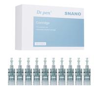 10 Pièces Dr. pen Ultima M8 Cartouches d'Aiguilles de Rechange Nano-S - 100% Original Dr. pen Ultima M8 Aiguilles - Pour Dr. pen Ultima M8 Stylo de Microneedling Électrique (Nano-S, 10PCS)