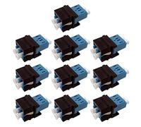 10 Pièces Duplex UPC Pour Connecteurs Keystone Snap Fitting Fiber Keystone Adaptateur Coupleur Adaptateur