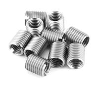 Lot de 10 écrous Filetés de Réparation pour Réparation M8 X 1,25 Femelle et M10 X 1,25 Mâle Outil D'extension de Filetage en Acier Inoxydable