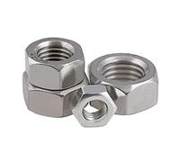 10 pièces écrous hexagonaux à filetage gauche 304 A2 écrou en acier inoxydable M4 M5 M6 M8 M10 M12 M14 M16 M18 M20 (Color : 10pcs_M8)