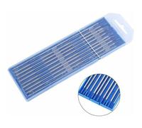 10 pièces électrodes de tungstène de soudage. Pointe Bleue d'électrode lanthane 1.0/1.6/2.4mm. Tige d'électrode de tungstène de sou