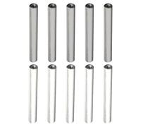 10 Pièces Électrolyseur D’eau Tige de Fer et Aluminium 2, 56 | Pièces de Rechange pour Essais en Laboratoire, Analyse de Chauffe-eau, Finition Argenté