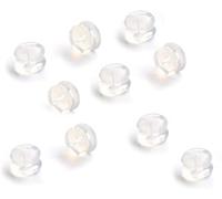 10 pièces en Caoutchouc Boucle d'oreille Bouchon arrière Bouchon Clair Silicone Souple Anti-Allergique sécurité Bouchons d'oreille Bouchon Bouchons d'oreillePratique et Professionnelle