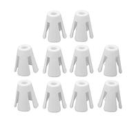 10 Pièces en Plastique Blanc Bobine Fil Griffe Bobine Porte-Cône Accessoires de Couture Léger Cône Porte-fil pour Machine à Coudre Industrielle