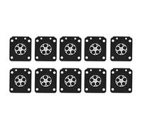 10 pièces ensemble de joints de membrane de carburateur pièces de rechange de kit de réparation de carburateur de tronçonneuse durable de haute qualité pour ZAMA180 ZAMA C1U