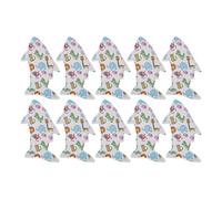 10 pièces Ensemble de Manches de Glaces glacées réutilisables sur Le thème du Poisson, de crème glacée isolé en néoprène Souple pour Les activités de Plein air