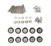 10 Pièces Ensemble de Poulie POM D'imprimante 3D, Roue de Poulie en Plastique de Poulie POM D'imprimante 3D avec Poulie Tendeur de Roulement pour Ender 3, 3 V2, pour Série CR 10,