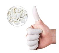 10 Pieces/Ensemble Jetables Doigt Cots Anti Statique En Caoutchouc Latex Doigt Cots Ongles Bout Des Doigts Protection Latex Gants Outils En Gros