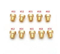 10 Pièces/Ensemble M6 Filetage 6mm Moto Main Jet Kit Pour Dellorto Bgm Motoforce Carburateur Injecteur Buse Taille 50-200