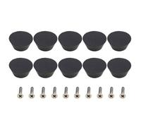 10 Pièces/Ensemble Manchon De Protection De Queue De Billard En Caoutchouc, Embout De Queue De Poteau Inférieur De Billard Pour Raccords De Club De Snooker