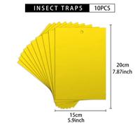 10 pièces/ensemble pièges à insectes pour mouches et visques de fruits,verger de fruits,jardin de Melon,ferme,pièges à insectes domestiques - Type 15x 20cm 10PCs #A