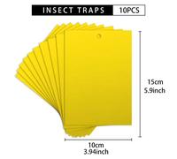10 pièces/ensemble pièges à insectes pour mouches et visques de fruits,verger de fruits,jardin de Melon,ferme,pièges à insectes domestiques - Type 10x15cm 10pcs #B