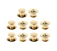 10 Pièces/Ensemble Pins Métalliques Pin Backs Aucun Outil Requis Sécurité Requise Anti-perdost Backs Locking Fermoir pour Le Remplacement des Bijoux