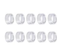 10 Pièces Entretoise en Alliage D'Aluminium Rond Non fileté Raccords de Support Entretoise en Aluminium Diamètre Extérieur 10mm (4 mm)