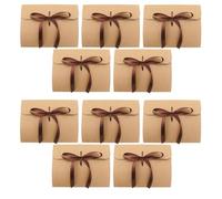 10 Pièces Enveloppe D’invitation de Mariage en Papier Kraft