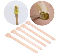 10 Pieces Environ En Bois Corps Epilation Colle Cire Epilation Batons Jetables Beaute Trousses De Toilette Bois Spatule Nouveau