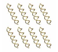 10 pièces épingle à cheveux en spirale épingle à cheveux anti-rayures pointes rondes pince en spirale pince épingles vis torsadées pour bricolage Style doré
