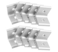 10 Pièces Équerre en Aluminium 4040 à Deux Trous