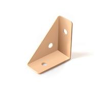 10 Pièces Équerres D’Angle En Acier Inoxydable Supports Triangulaires De Renfort Pour Coins Fixations Universelles Pour Meubles Et Étagères Ferrures De Montage DIY(Khaki,Small)