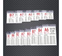 10 pièces étanche Vertical/horizon Transparent PVC plastique travail fermeture éclair Badges porte-carte d'identité poche crédit passeport joint carte sac B2-V-10pcs