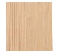 10 Pièces Étiquettes Vierges en Bambou Rectangulaires