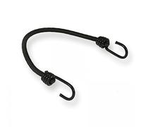 10 pièces extenseur 80cm 8mm Ø tendeur de bâche avec Deux Crochets en Spirale Noir