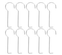 10 Pièces Extracteur de Couvercle de Drain rochet de Levage Argenté, Outil Portable, Usage Polyvalent, pour Grille Entretien D’évacuation
