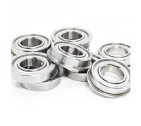 10 pièces F6203ZZ roulement à bride 17x40x12mm Double blindage roulements à billes à bride profonde F6203-2Z F6203Z avec bride