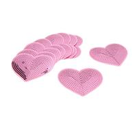 10 Pièces Fer sur Patchs Rose Barbie Fer sur Patchs, Fer sur Coeur Coeur Vêtements Couture Patchs Réparation Décoration Kit Paillettes Patchs Couture sur Applique pour la