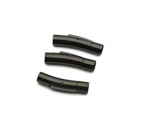 10 pièces Fermoirs magnétiques en acier inoxydable pour cordon en cuir, boucles de collier, accessoires pour la création de bijoux DIY