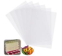 10 Pièces Feuilles de Déshydrateur Carrées en Silicone,38.5×28.5cm Tapis de Déshydrateur Antiadhésifs,Sans BPA Maille Séchoir à Fruits Tapis,pour Fruits,Viandes,Fruits de Mer,Céréales et Légumes