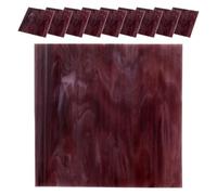 10 Pièces Feuilles de Vitrail pour Loisirs Créatifs, Verre | Carreaux Mosaïque en Verre, Transmission Lumineuse, Motifs Uniques, Fournitures pour Vitraux, Usage Artisanal