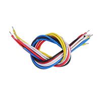 10 Pièces Fil Circuit Guitare Multicolore Connexion pour Guitare Électrique Basse (19cm)