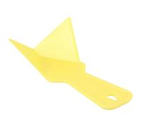 10 Pièces Finisseur D’angle ABS 90 Degrés Jaune | Décapant pour Stuc, Grattoir de Nettoyage, pour Joints et Coins Muraux, Rénovation Intérieure
