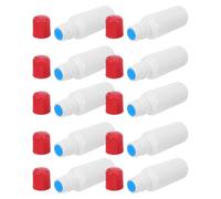 10 Pièces Flacon Applicateur Éponge 100ml en Plastique Rouge | Bec à Pression, Usage Main, Tête Mousse Intégrée, Surface Mate Antidérapante, Format Cylindrique