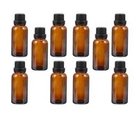10 Pièces Flacon D’huile Essentielle en Verre 20ml | Bouteille Transparente à Orifice Réducteur, Design Détachable, pour Sérums et Liquides Cosmétiques