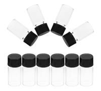10 Pièces Flacons D’échantillon avec Bouchons à Vis en Verre 3ml | Contenu Visible, Format Compact pour Liquides, Usage Voyage, Huiles de Soin et Aromathérapie