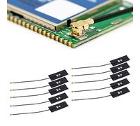 10 pièces FPC Flexible 5DBI Gain, 2.4G/5.8G Double Bande intégré avec connecteur pour routeur WiFi Bluetooth Maison Intelligente