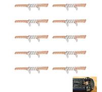 10 Pièces Frotteurs Doubles pour Carrera DIGITAL 124, DIGITAL 132 et EVOLUTION depuis 2007, Accessoires Pièces de Rechange pour Contacts de Rail Accessoire d’Entretien pour Voitures Circuit Automobile
