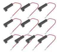 10 Pièces Fusible Haute Tension Noir 800 Ma, pour Micro-ondes | Protection Haute Tension, Conception Intégrée, Installation Simple, Ressort D’insertion 4,8mm, Cuivre