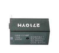 10 pièces G6B Relais G6B-2214P G6B-2224P G6B-1114P-US 5V 12V 24V 5A 5/6PIN(5v,G6B-2214P-US 6PIN)