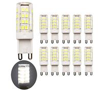 10 pièces G9 Ampoule LED 5W Equivalent 40W Halogène Blanc froid 6000K 400lm AC 220V-240V 360 Degrés D'angle De Faisceau Non-Dimmable