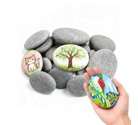 10 Pièces Galets Peindre, Shyllin Naturels Pierres Peindre, 5-8 cm, Plates Galets Peinture, Créative Galet Peints, Diy Pierres Naturels, Diy Peintes Rocher, Bricolage Créatif Cailloux, Peintes Galet