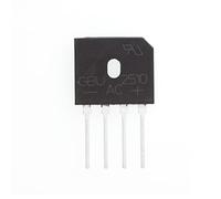 10 Pièces GBU2510 25A 1000V Diode redresseur en pont Diode monophasée passivée en verre