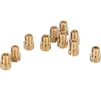 10 pièces gicleurs principaux de carburateur - gicleurs principaux en métal 82-105 pour GY6 50cc 139QMB scooter cyclomoteur